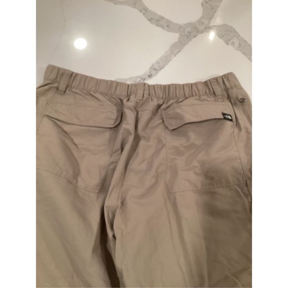 The North Face Mens Convertible Pants Shorts Khaki Sz XLT Short Court Hiking Out - Picture 4 of 13